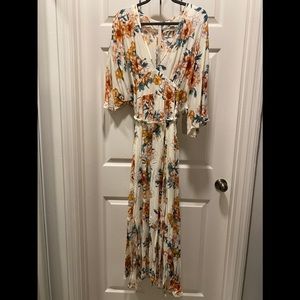 Flower maxi dress